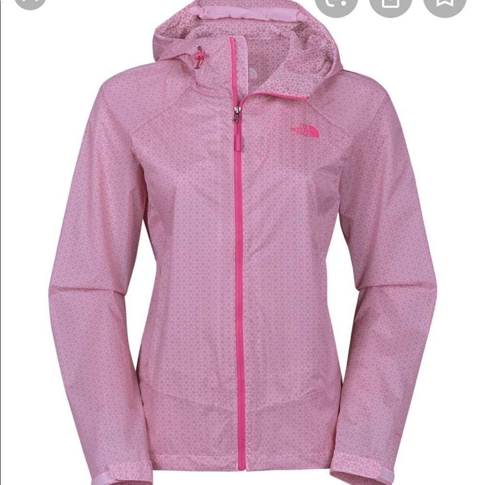 $125 The North Face pink rain coat Small